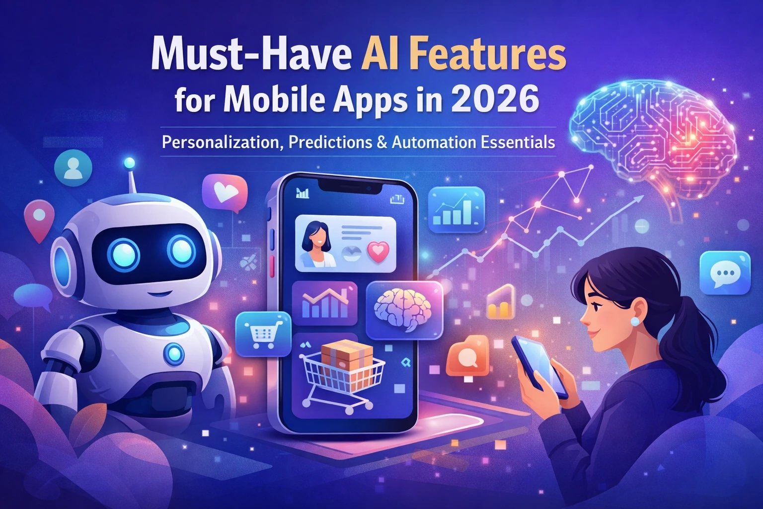 AI features mobile apps 2026 overview for U.S. startups and product teams