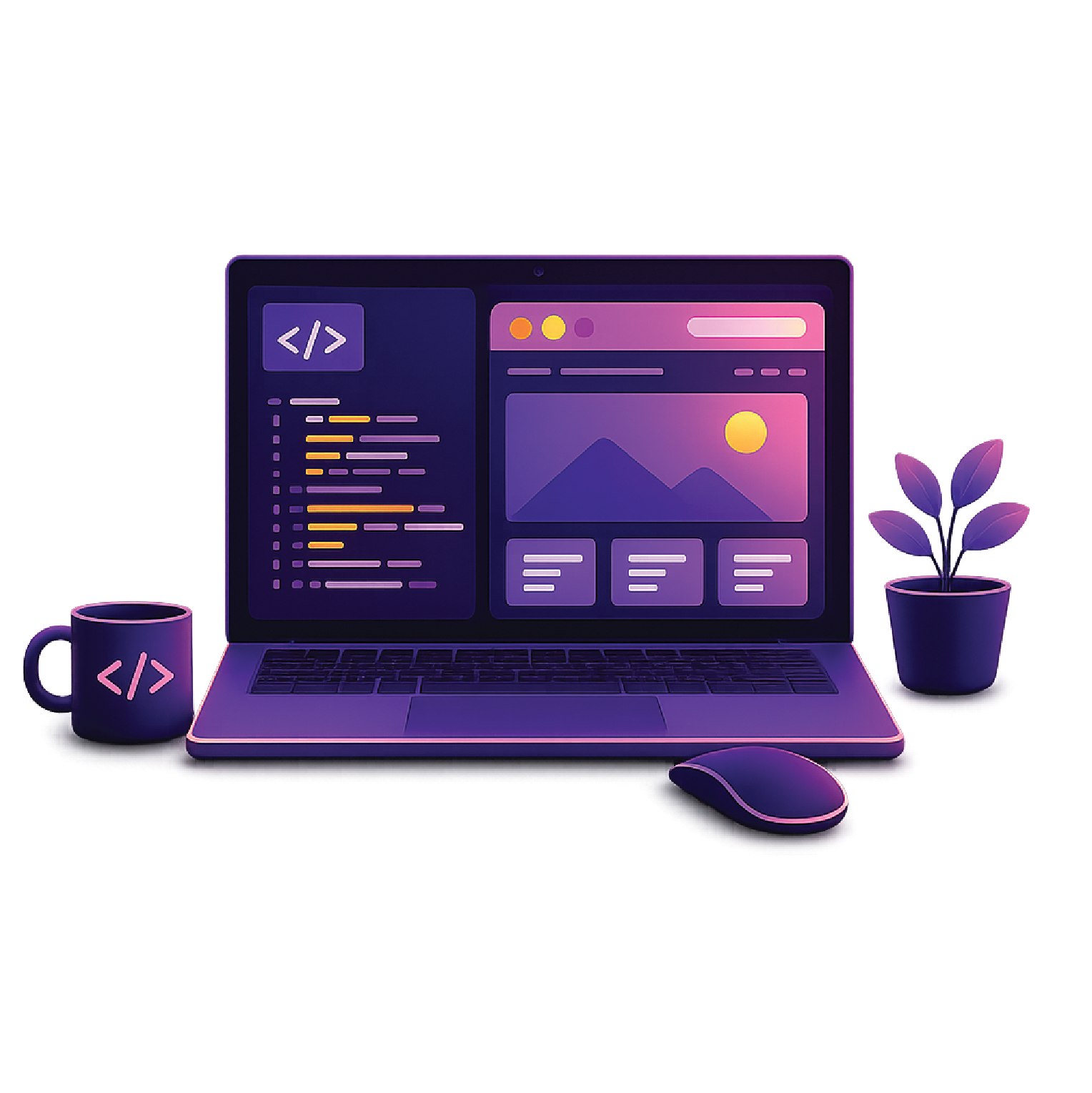 Custom software development company building intelligent web applications